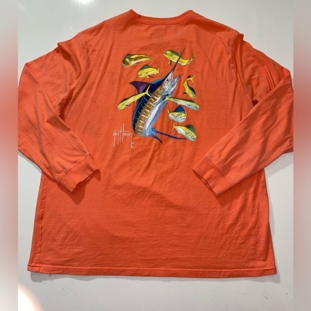 Guy Harvey Long Sleeve Graphic Mens Shirt